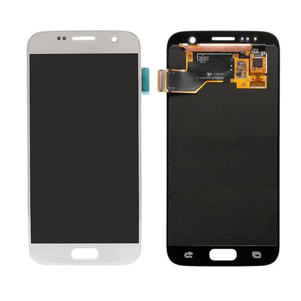 Wholesale Original mobile phones LCD for Samsung s7  G930 G930A G930P G930T Digitizer lcd touch screen Display