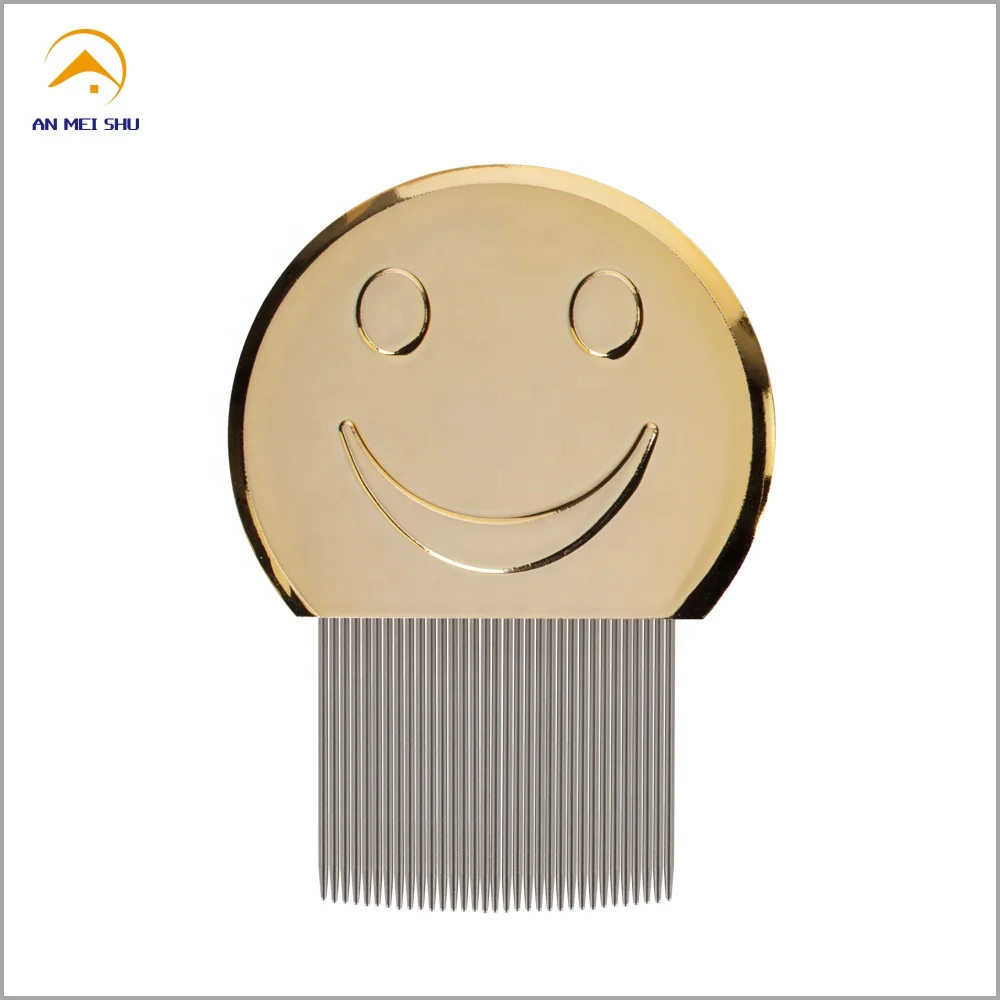 Stainless Steel Kids Hair Tool Terminator Comb Nit Free Rid Head Lice treatment head lice comb for removes lice