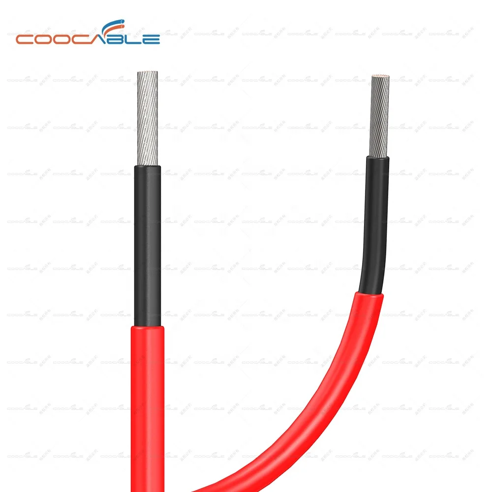 16mm red TUV H1Z2Z2-K solar cable flexible PV cable solar battery to solar inverter cable
