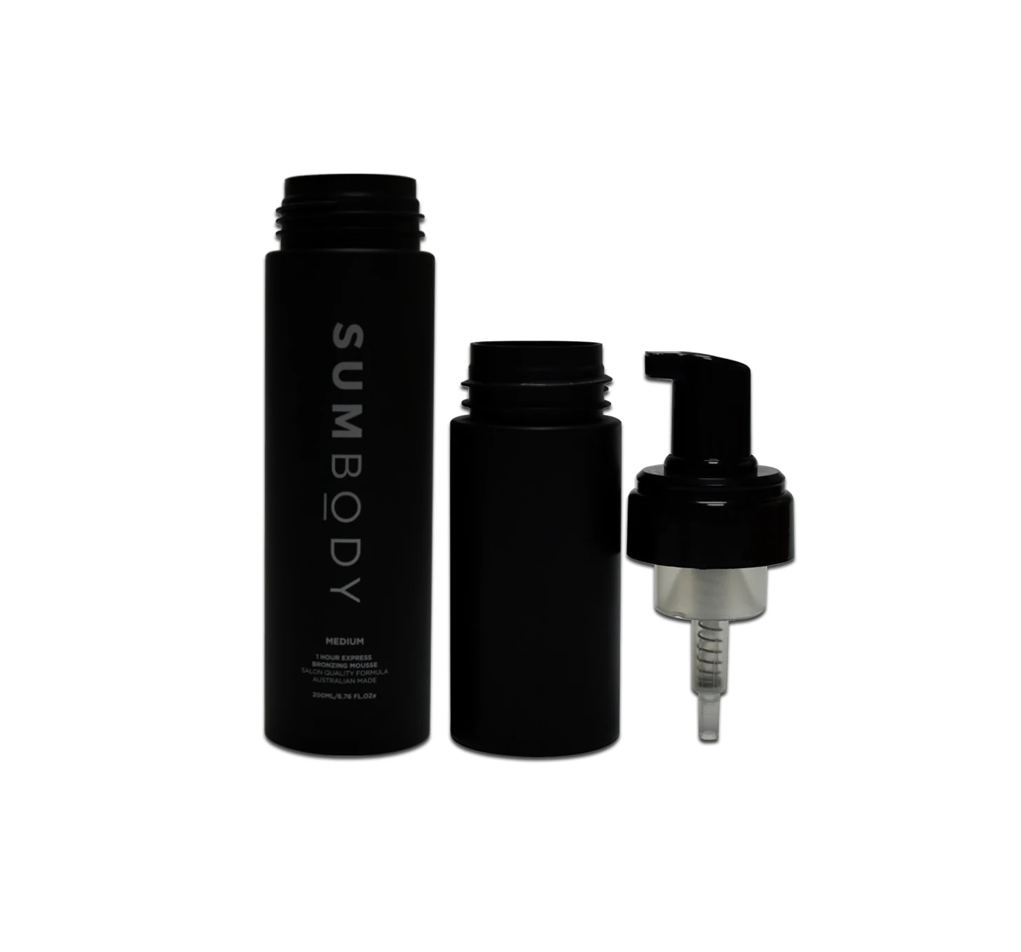 Cosmetic Packaging Container Hand Wash Soap Facial Cleanser Plastic 200ml Black PET Packaging Foam Pump Bottle Lotion Bottle