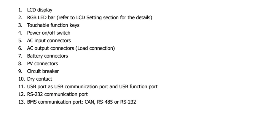 VM IV 5.6KW Off Grid hybrid solar Inverter without battery MPPT charge controller 120A solar energy system power Inverter 5600W