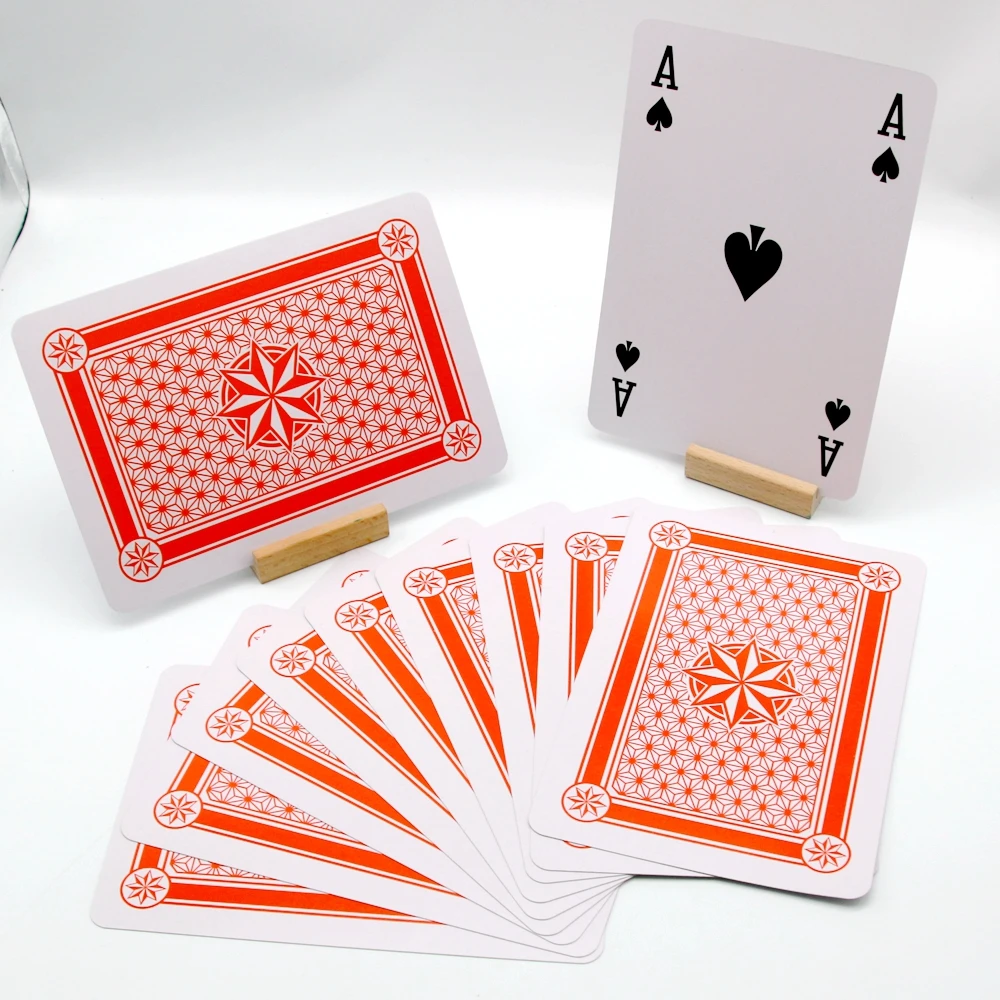 Hot sale Factory price cheap wholesale bigger playing cards custom high quality poker