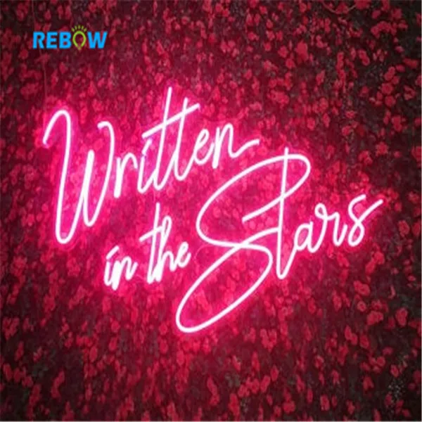 Rebow Decoration Baby Happy Board Neon Lighting It Was All A Dream Open 24 Hours Neon Sign