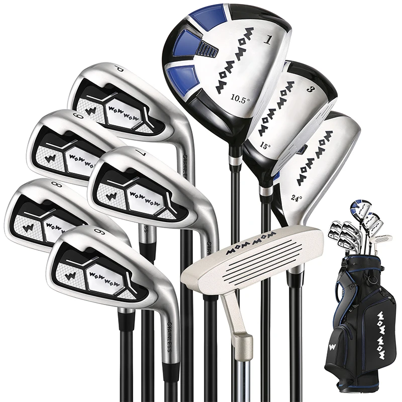 Custom Mens Golf Club Set 9 Pieces Set With Bag OEM Golf Clubs