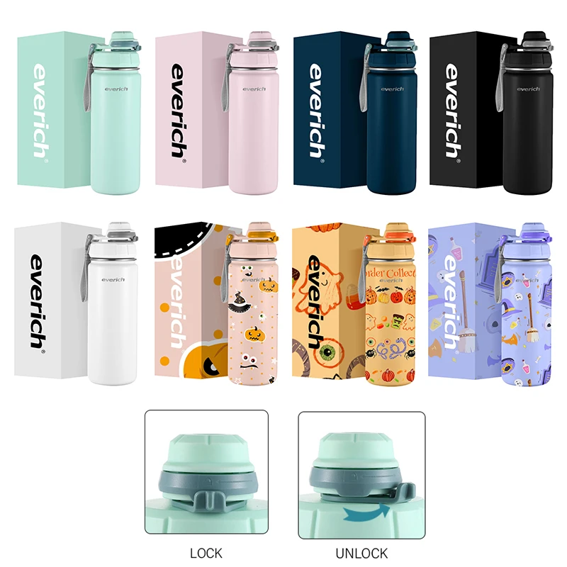 Большая термобутылка для воды из нержавеющей стали с двойными стенками 32 унции 40 унций