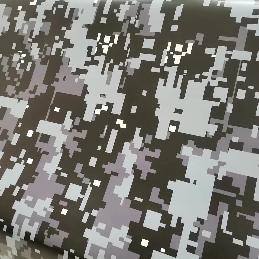 WRAPMASTER 1.52*30m Grey Digital Camo Vinyl Foil Auto Protection Film Sticker Bomb Vinyl Wrap Car Sticker Dropshipping