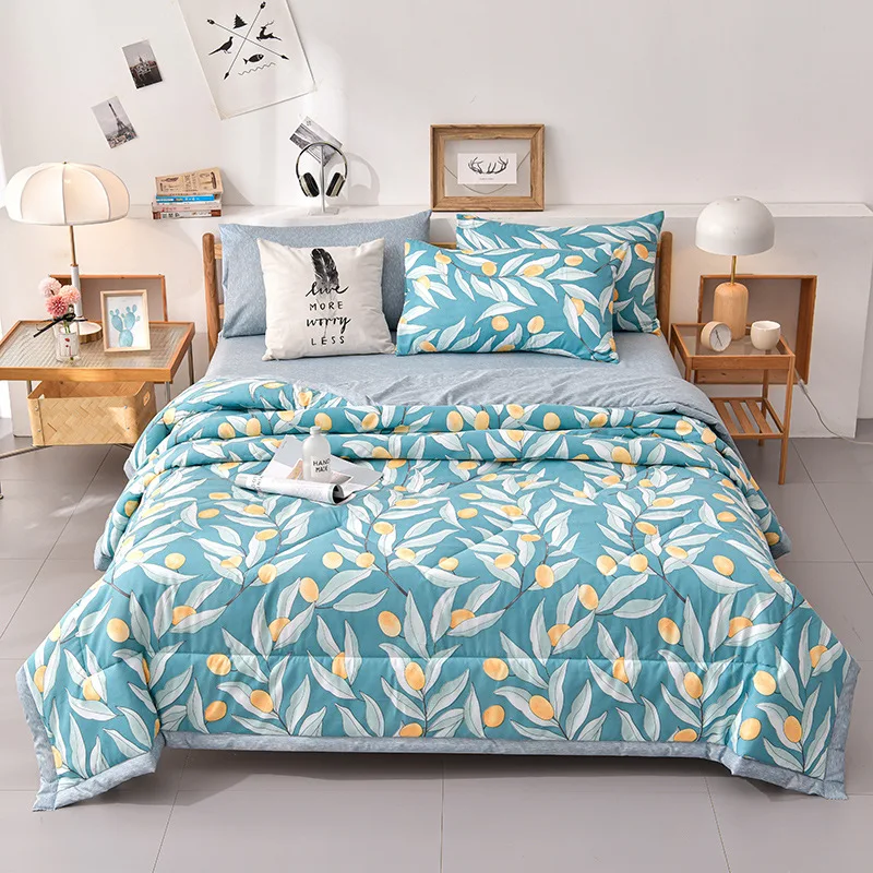 New Arrival Multisize Double Quilted Air Conditioning Cool Summer Quilt Blanket Comforter