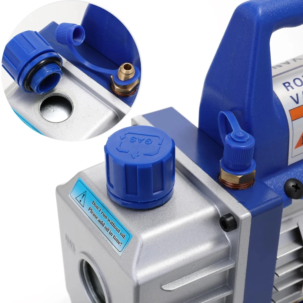 8 CFM Dual Stage Rotary vane vacuum pump 1hp single stage electric vacuum pump wholesale