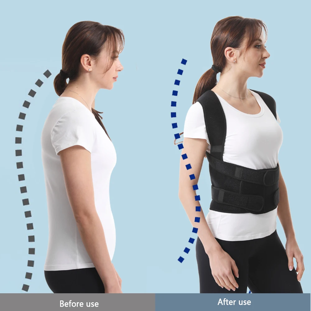 RUNYI Новое поступление OEM 2 в 1 многофункциональные расширенные плечевые ремни облегчение боли сколиоз Корректор осанки
