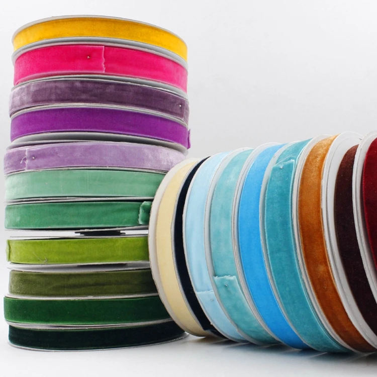 Stock wholesale 200yard each roll 25MM velvet ribbon for gift packing and garment