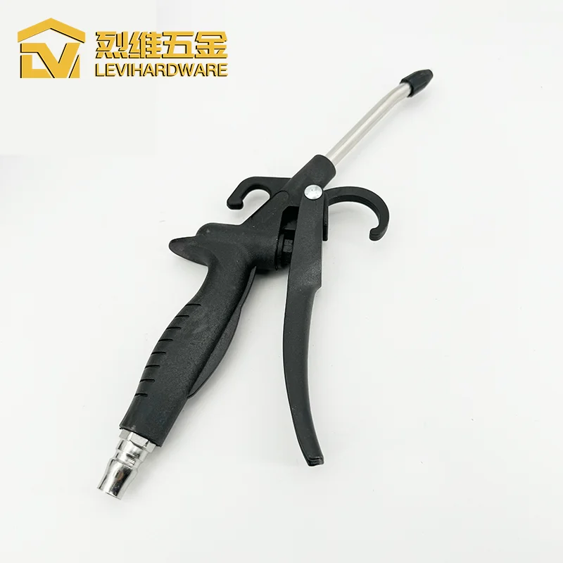 Wholesale Heavy Duty Pneumatic Dust Blows Tool Gun Plastic Air Duster Gun Long Nozzle with Quick Connector and high end PA tube