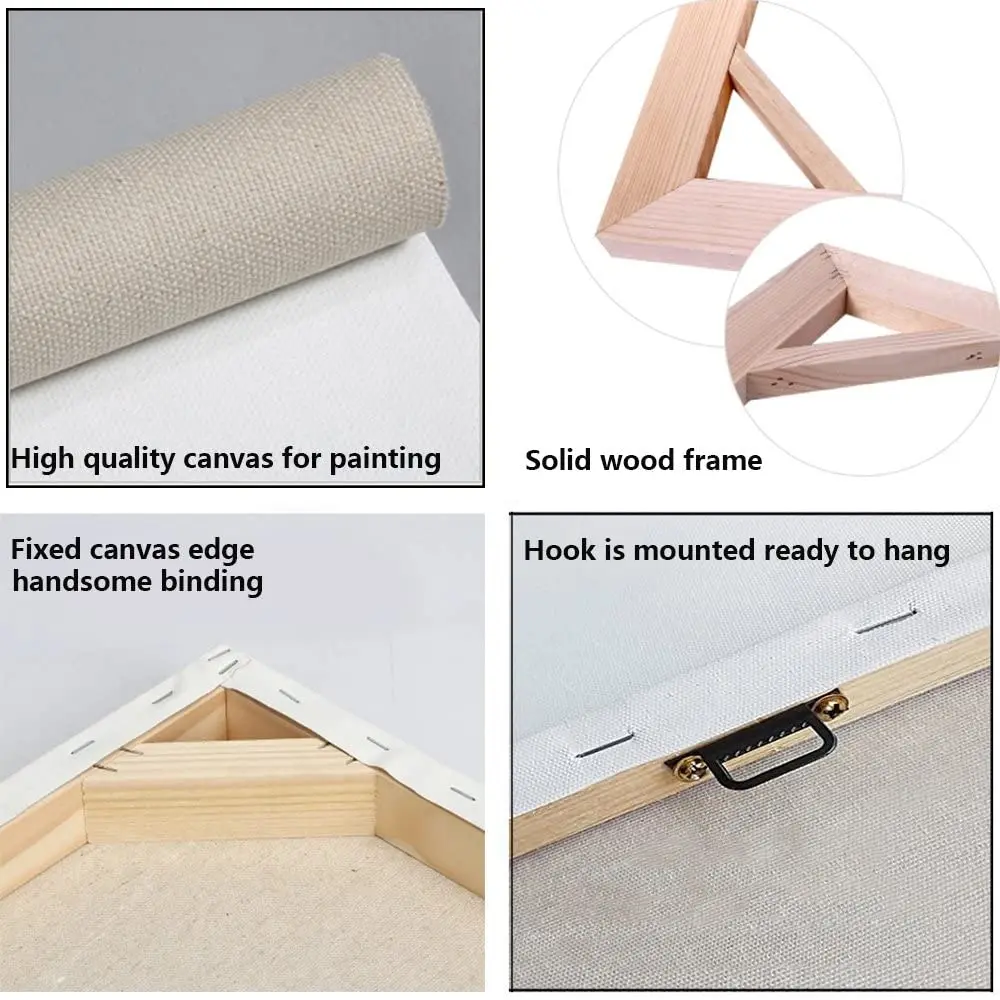 Dropshipping wholesale customized DIY paint by number 100% handmade oil decorative painting