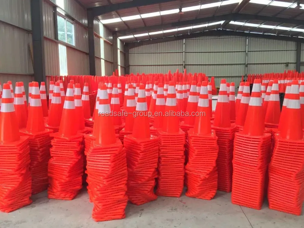 Beijing roadsafe Wholesale 30/45/70/75/90cm  orange traffic PP PVC cone supplier