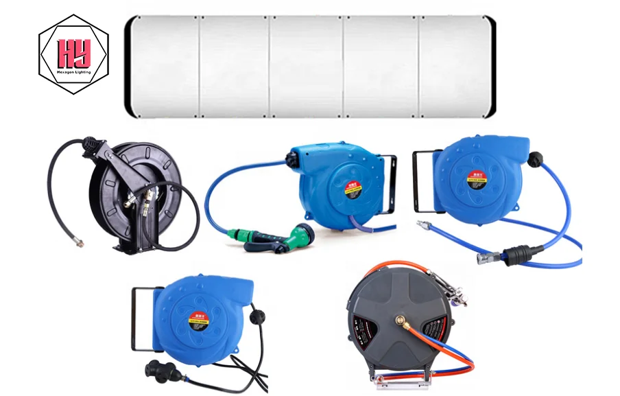 Hot Sale Combination Hoses Reel for Car Wash Steel Wire Pipes Hose Reel Air