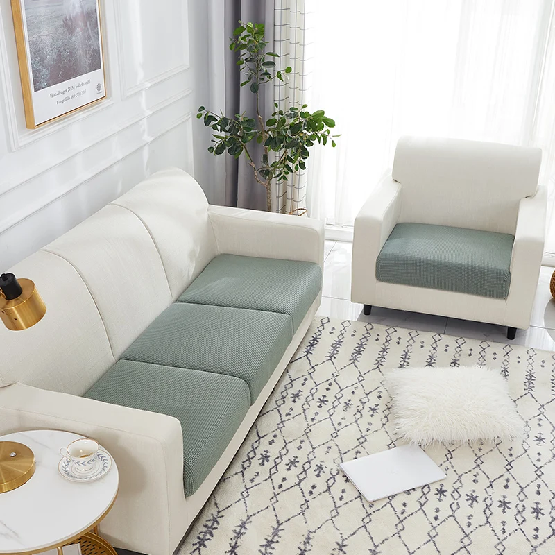 Customized hot sale polar fleece plush stretch Spandex stretch living room sofa covers slipcover covers for sofa