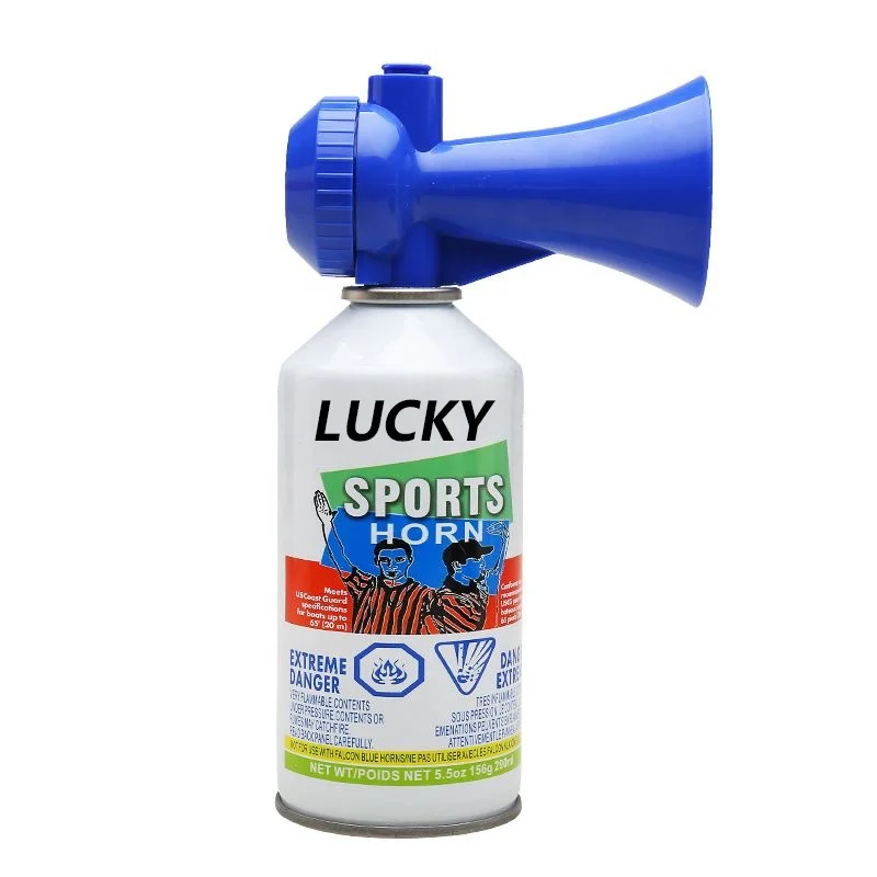 Nonflammable Wholesale aerosol air horn for party football match cheering 120DB