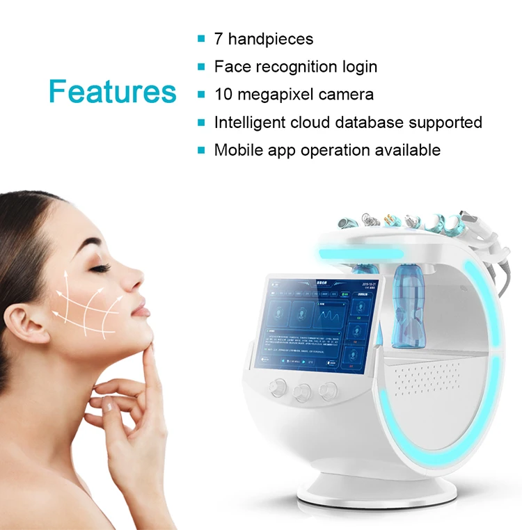 perfectlaser 7 in 1 hydro skin facial machine micro derm portable hydra dermabrasion facial machine microdermabrasion machine