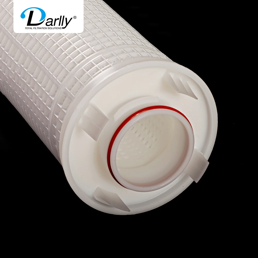 High area pleated 40' 0.5/1/5/10 um High Flow Pleated Filter Cartridge replacement cartridge filter for desalination