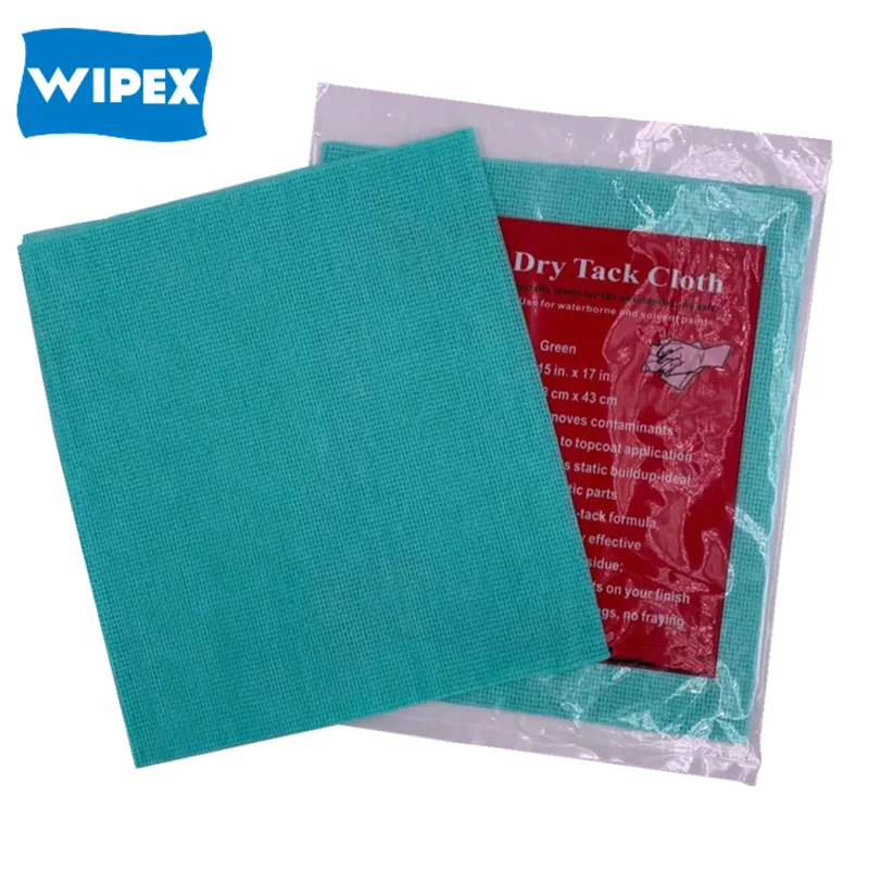 Wipex Disposable Spunlace Nonwoven Tack Cloth Car Dust Cleaning Washcloth Automotive Tack Cloth