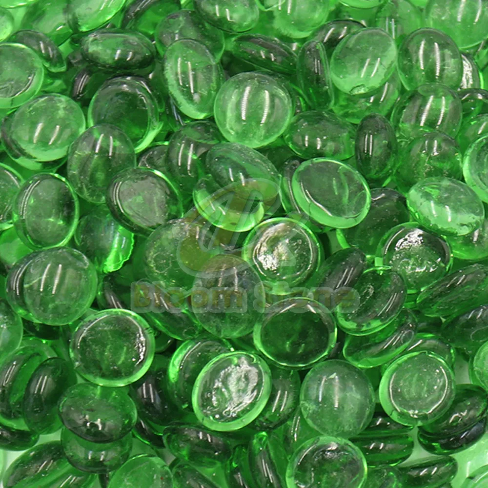 Hot Quality Wholesale  17-19mm  Glass marble transparent flat glass beads