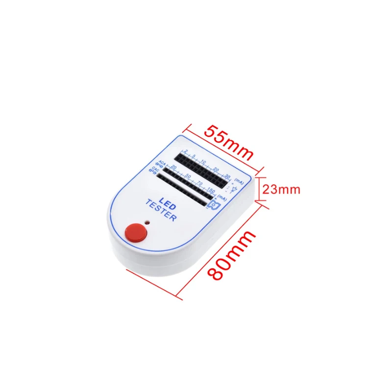 For Light-emitting Diode Lamp Bulb Battery Tester LED Tester Color Bright 2-150mA Mini Handy LED Test Box Tester  Handy Device