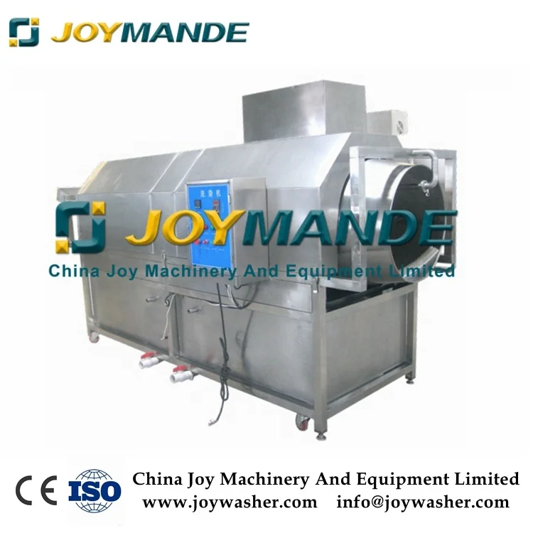 Vegetable fruit seafood Gross roll Bubble drum cleaning/washing/purifying machine