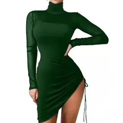 Tixu European and American sexy slim black dresses luxury designer clothes wholesale