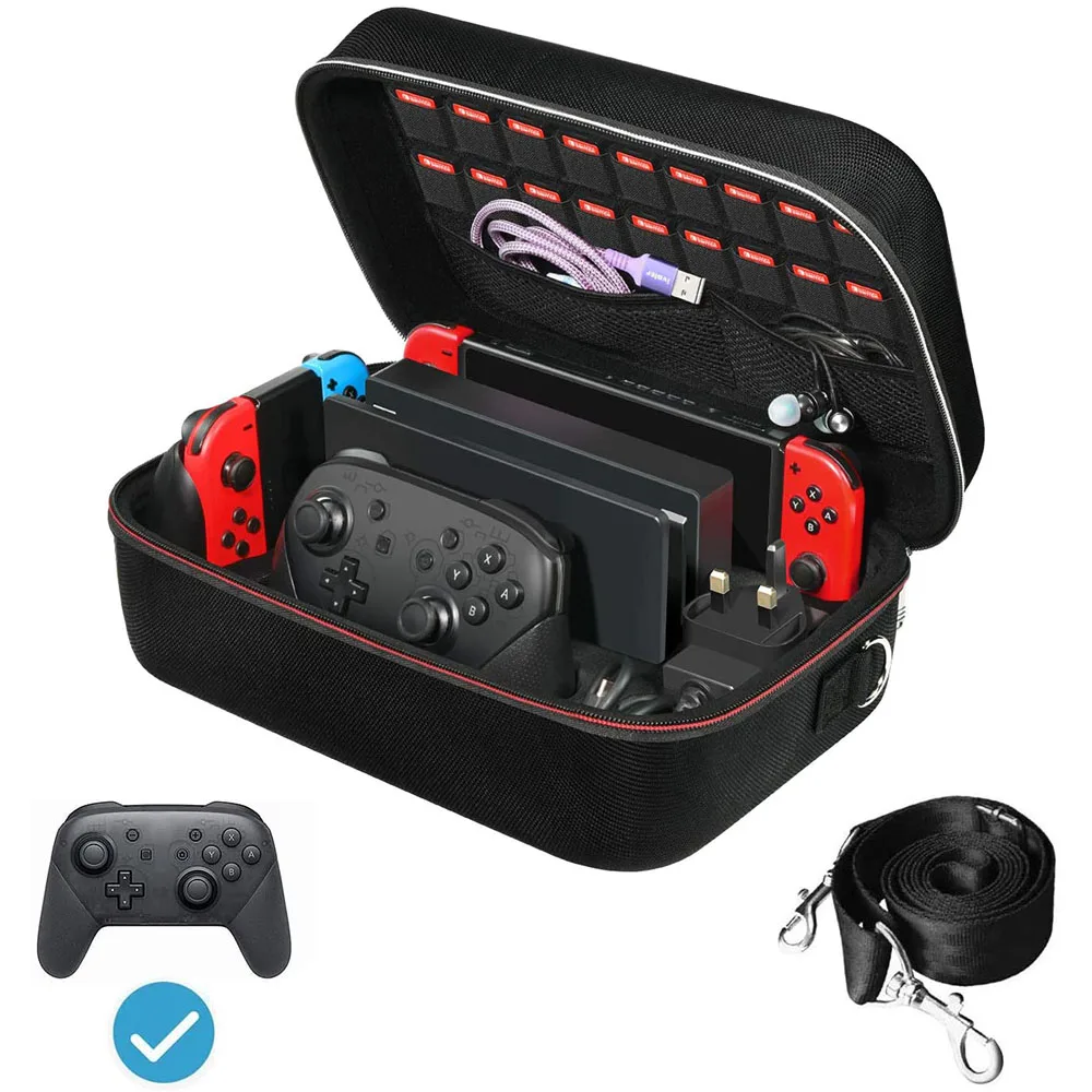 Чехол для хранения Nintendo Switch/Switch OLED Model (2021) портативный дорожный защитный жесткий