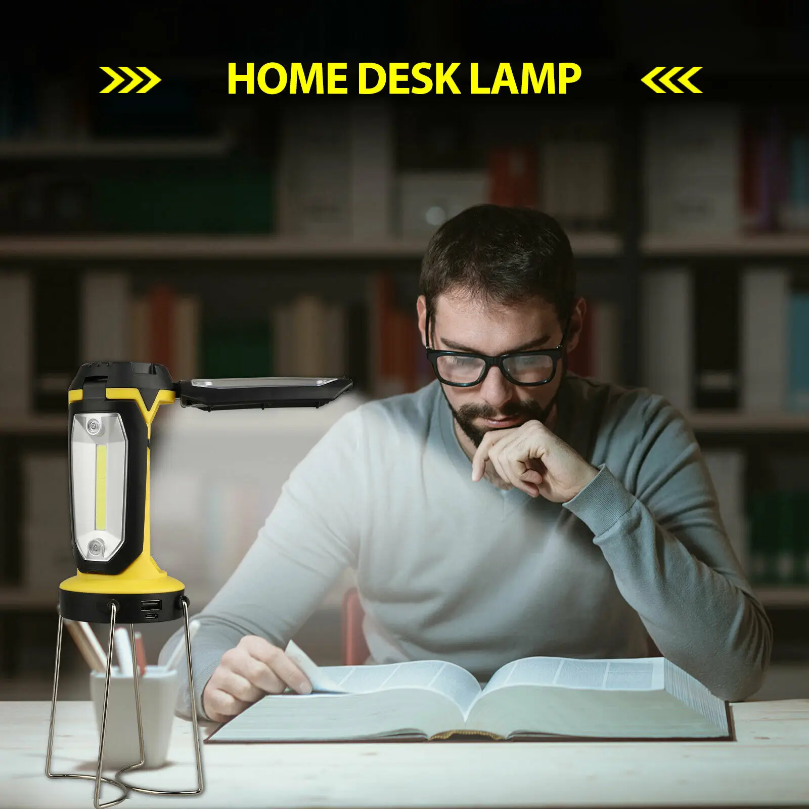 Cob фонарь для кемпинга USB Перезаряжаемый светодиодный