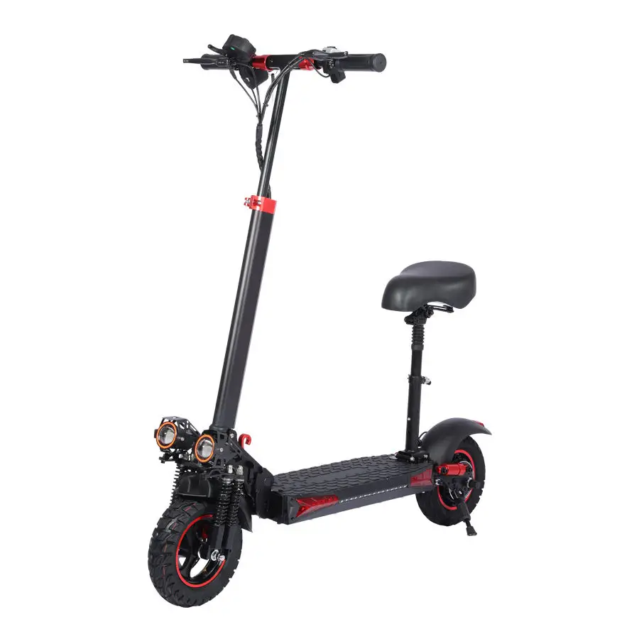 Eu/ US warehouse available USB charger Upgraded 1200W 48V 13AH/18AH Electric Scooters Foldable with11inch Off-road Tires 45km/h