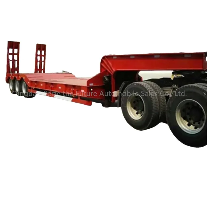 Heavy Duty Low Loader  Concave Lowboy 3 Axles 60t Low Bed Lowbed Trailer
