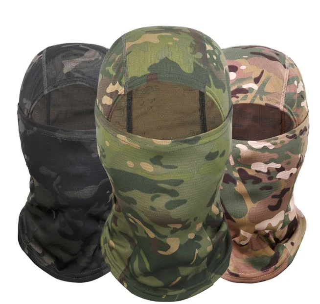 
Wholesale Breathable Windproof Motorcycle Cycling Camo Balaclava Quick Dry Camouflage Balaclava mask Tactical Balaclava Military 