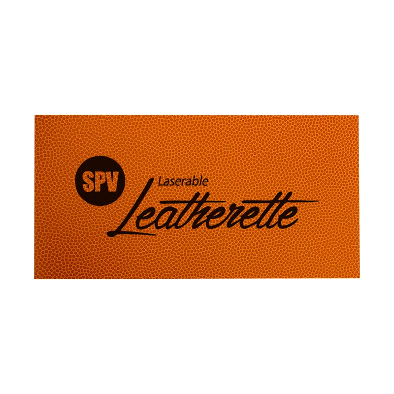 Factory Wholesale Personalized Custom Laser Blanks PU Leather Sheets Skin Friendly Safe Engraveable Products Laser Leatherette