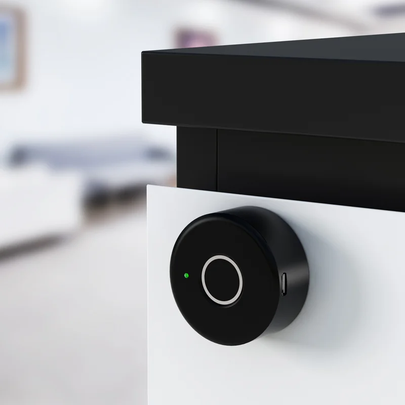 Digital keyless Biometric finger recognition smart App RFID drawer cabinet furniture fingerprint locker locks