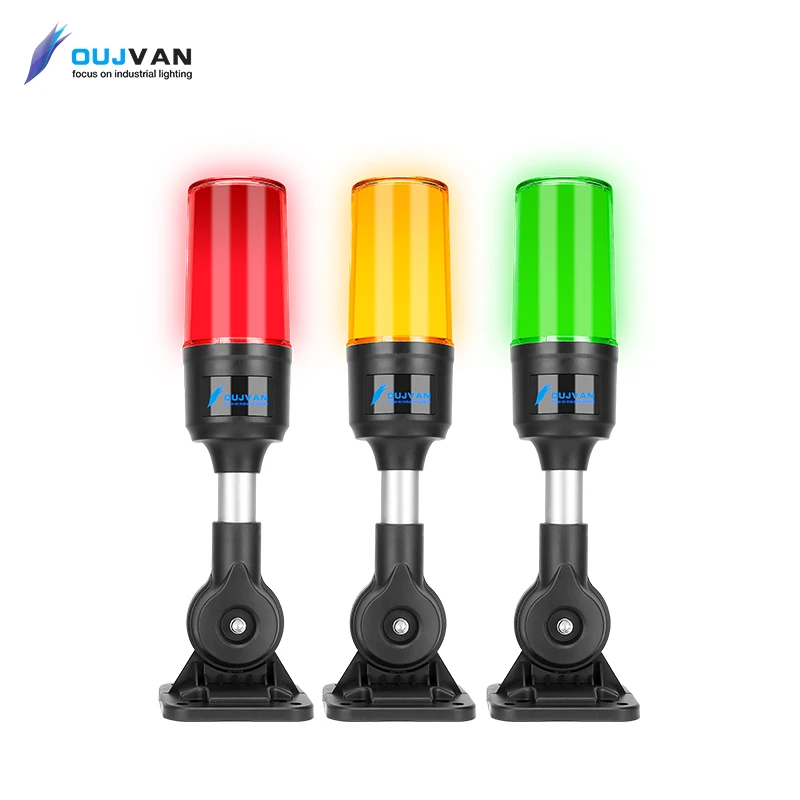 24V Warning Light Signal Tower Light With Buzzer for CNC Machine LED warning light
