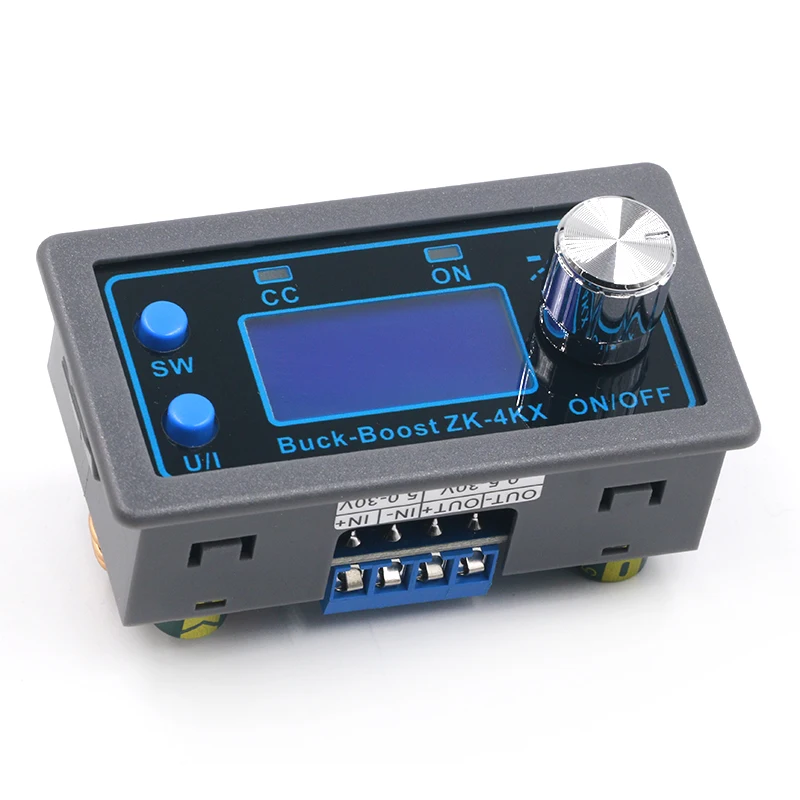 ZK-4KX ЧПУ постоянного/переменного тока, Buck повышающий преобразователь постоянного тока CC CV 0,5-30V 4A модуль питания Регулируемый источник питания на солнечной зарядки аккумулятора