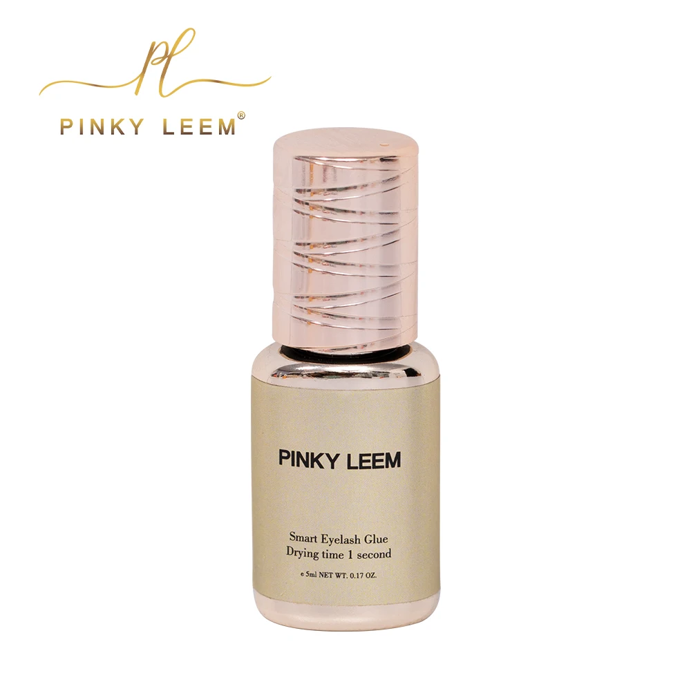 Pinky Leem Custom Wholesale Tacky Eyelash glue Eyelash Extensions japan made fast dry lash sensitive eyelash glue