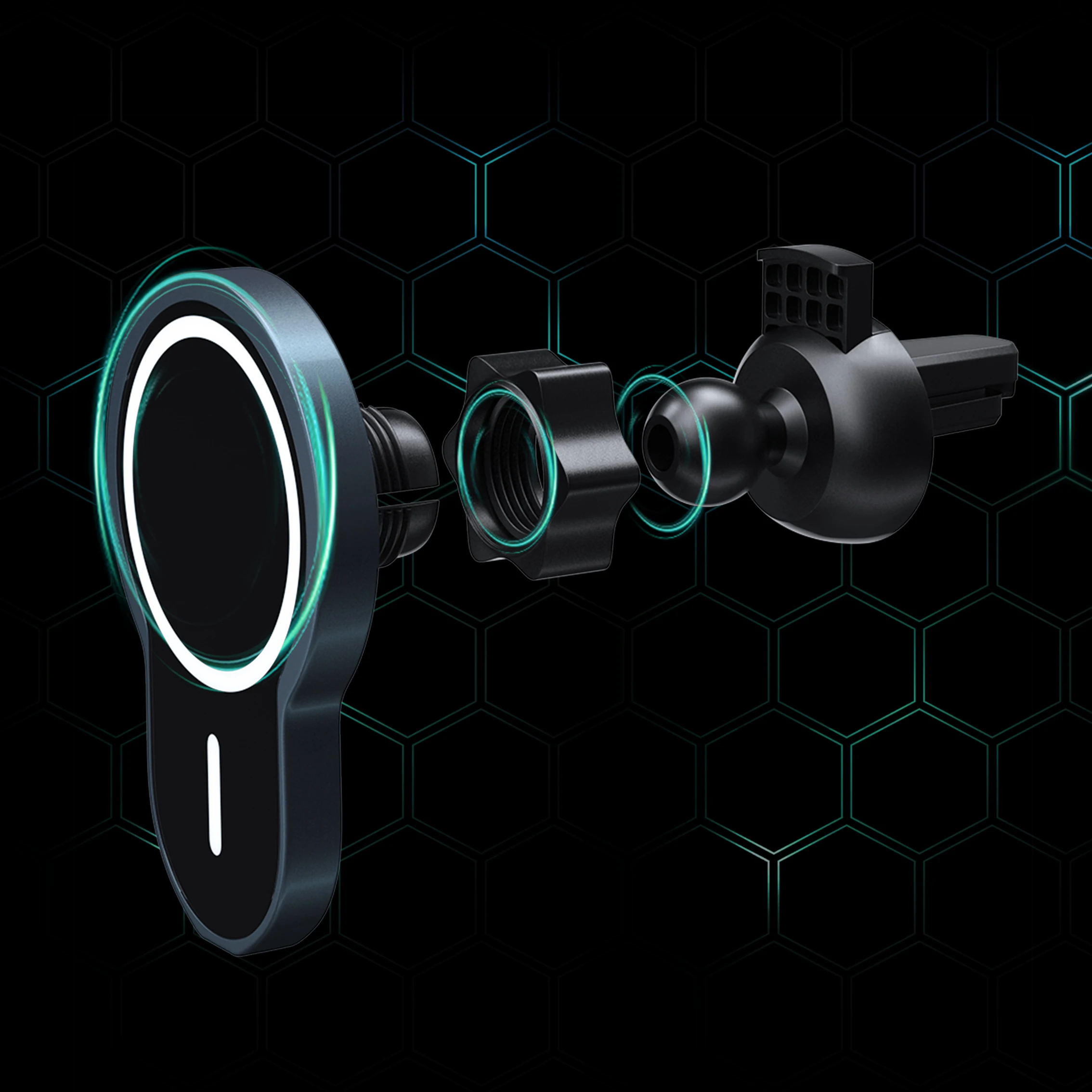 Shenzhen wireless charging X6 magnetic car handphone fast charger wireless charging for  iphone 12 13