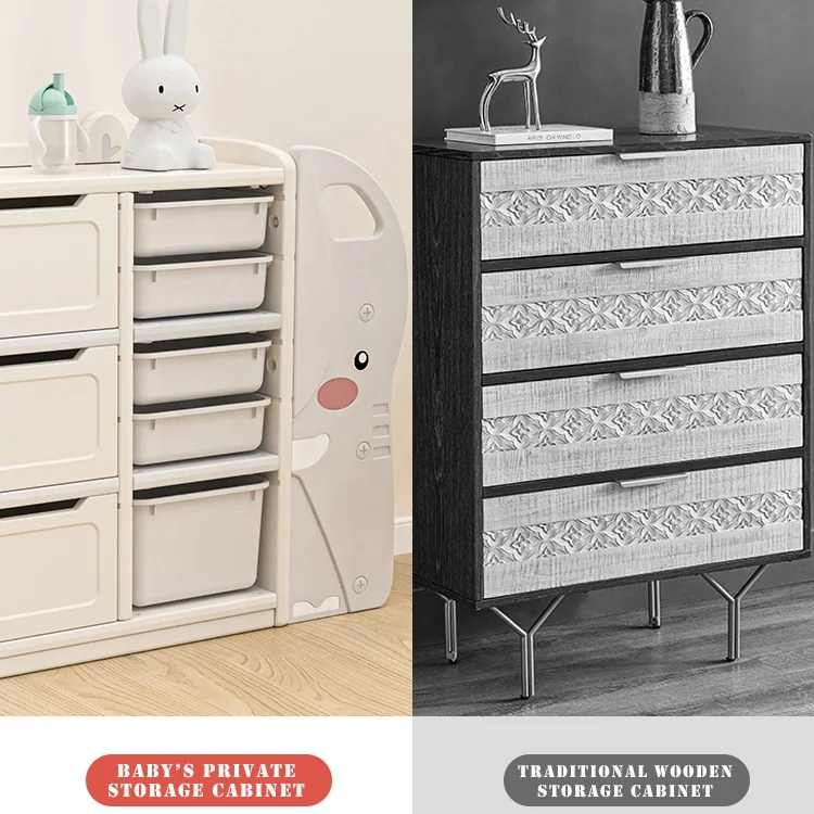 Пластиковая детская мебель в форме слона из мультфильма, для хранения игрушек, книжная полка, детские шкафы