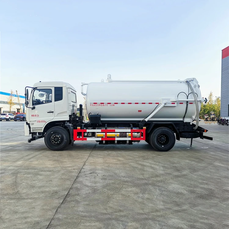 Dongfeng всасывающая канализационная цистерна резервуар для воды 4*2 вакуумная очистка