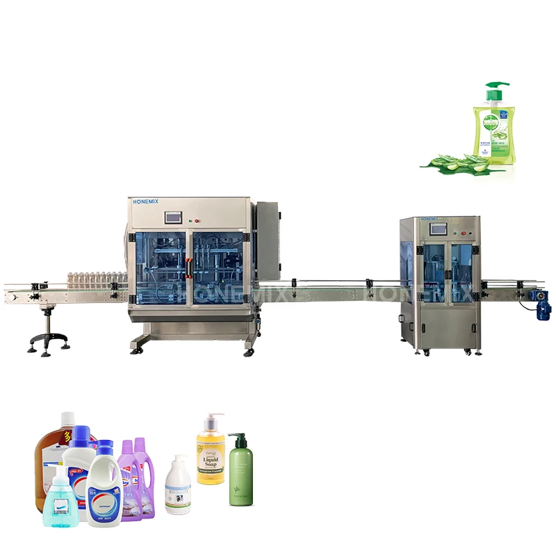 Hone Full Automatic Liquid Filling Line Small Honey Filling Machine