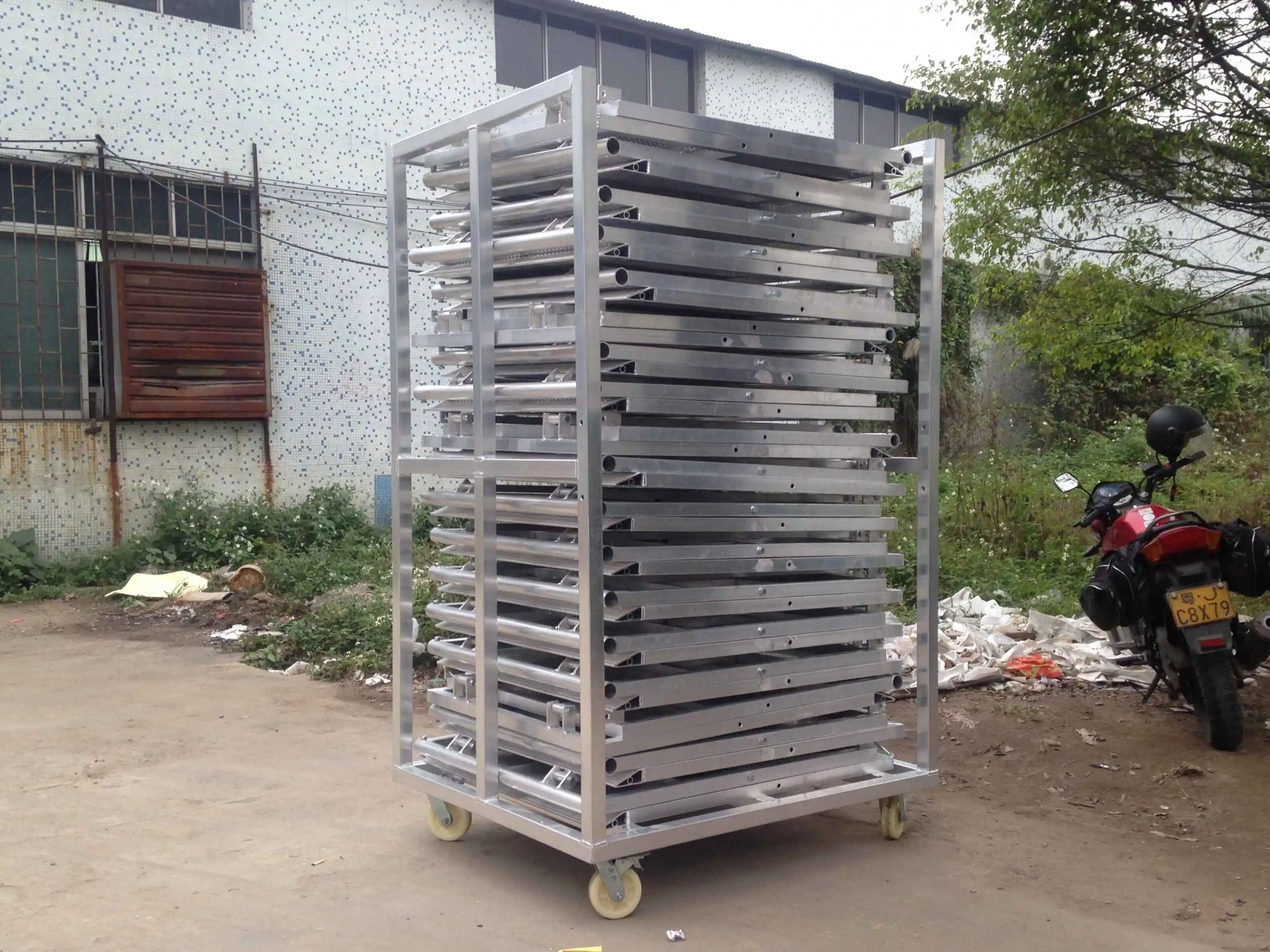 crash traffic barrier fence barrier with aluminum alloy material no rust