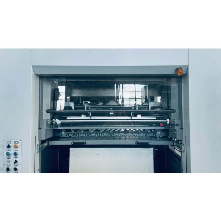 LK2-106MTF-B Automatic Dual Hot Foil Stamping And Die Cutting Creasing Machine With Stripping In One Pass