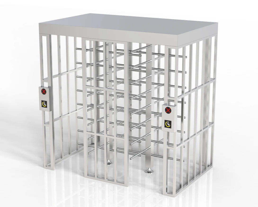 Indonesia Hot Selling Entrance Electronic full height Turnstiles double lane full height turnstile Automatic Full Height gate