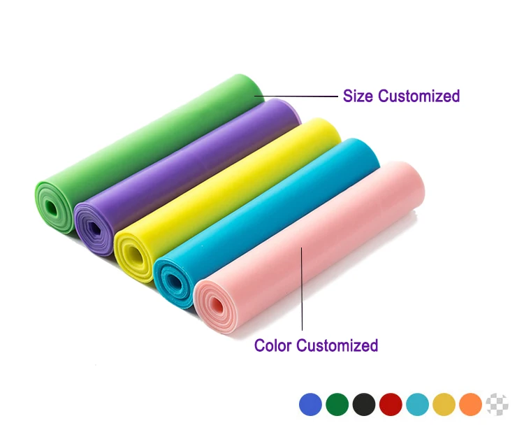 Best Price Resistance Household Yoga stretch Fitness Elastic Exercise Flat bands