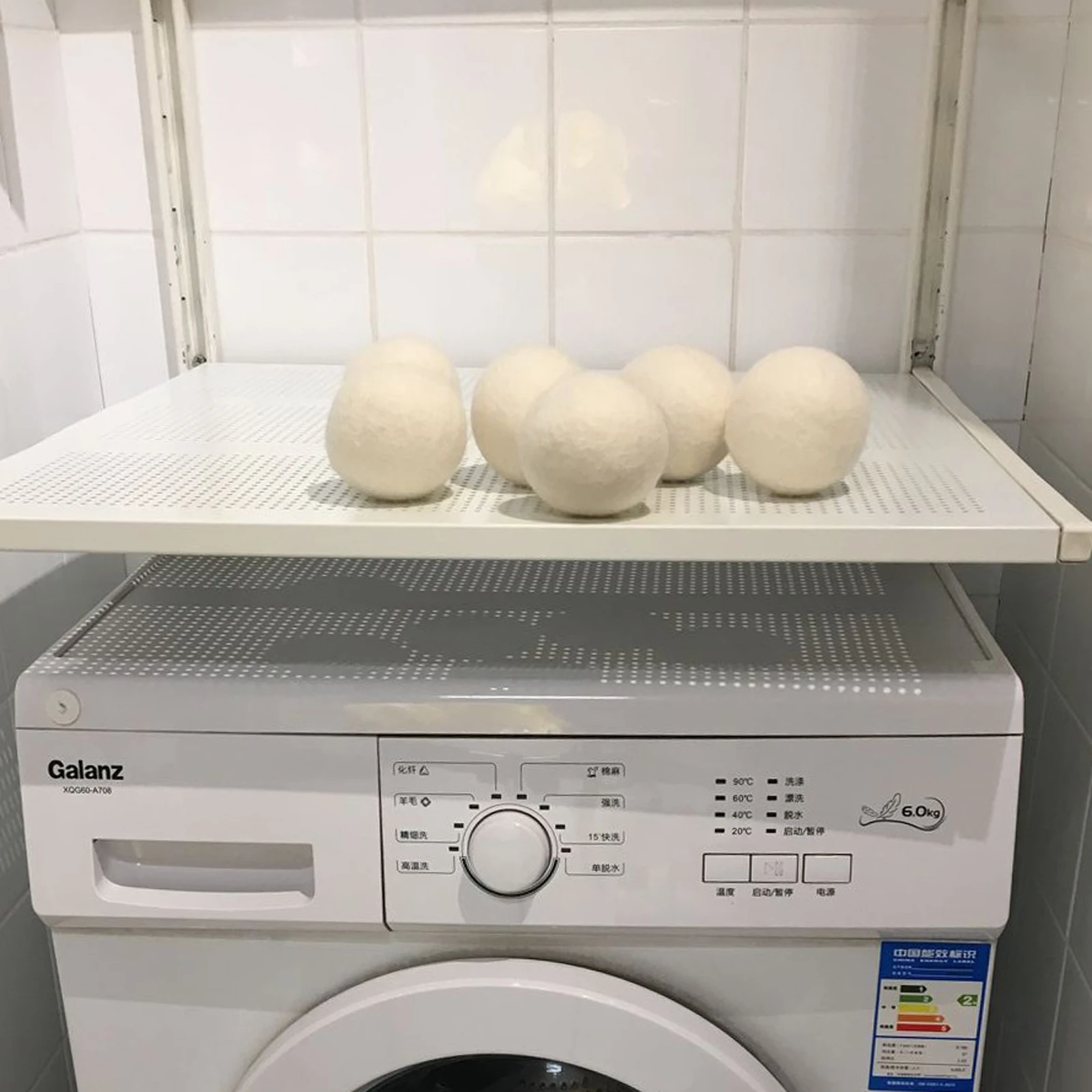 100% New Zealand Wool Organic Fabric Softener XL Chemical Free 6 Pack 7 cm Eco-friendly Organic Wool Laundry Dryer Ball