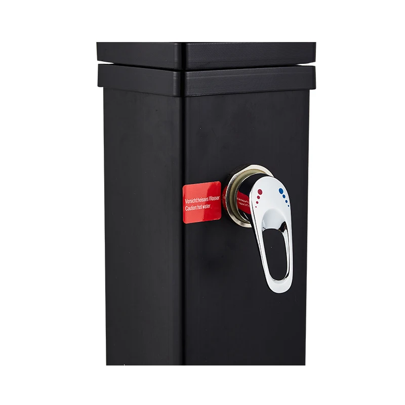 40L Multifunctional Aluminum Outdoor Garden Beach Set Shower Column Suborn Solar Shower Column