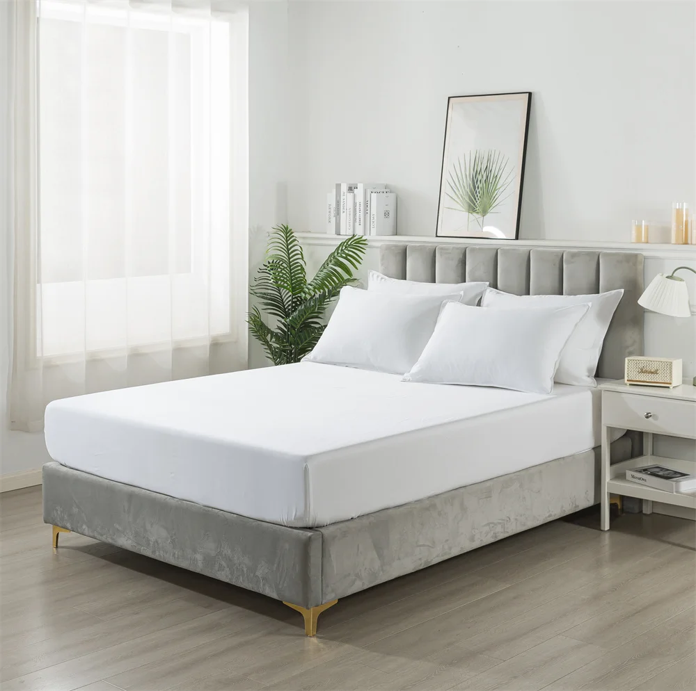 60% Bamboo & 40% Cotton 300 Thread Duvet Cover Set Single Spray with Fitted Sheet & Pillowcases