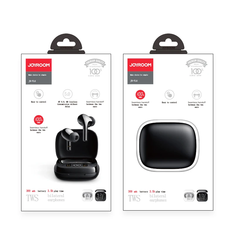 
 Беспроводные наушники-вкладыши Joyroom tws bt 5,0  