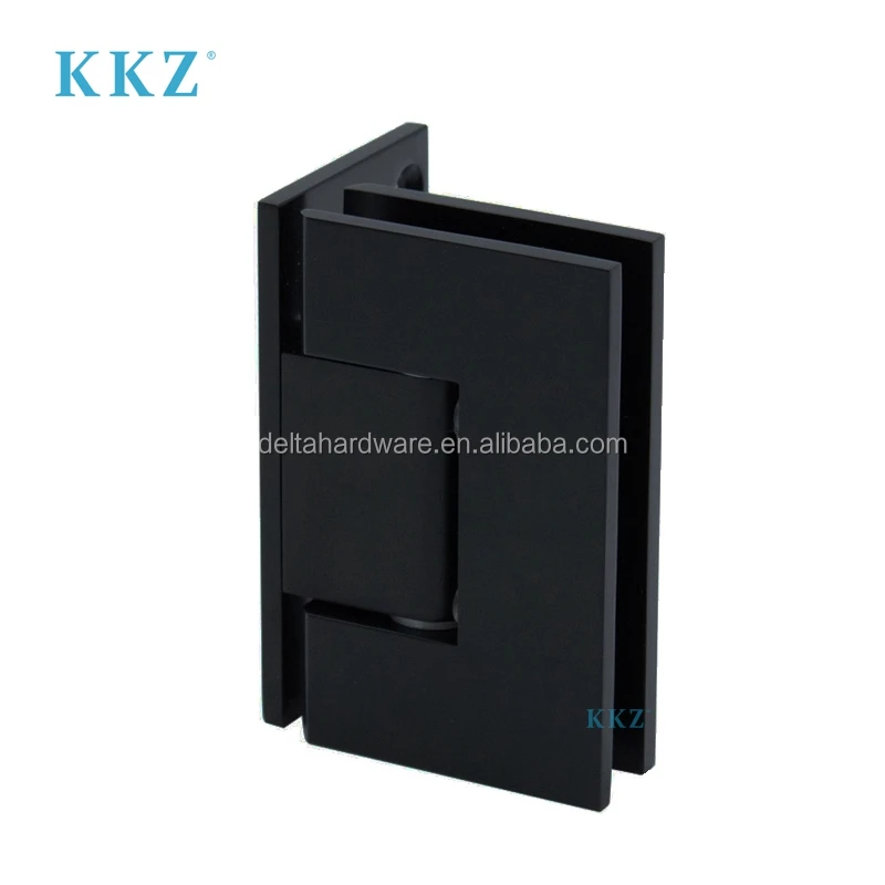 KKZ Custom Matte Black Polished Chrome Brushed Nickel Satin Brass Gold Stainless steel 201 304 316 shower glass door hinge